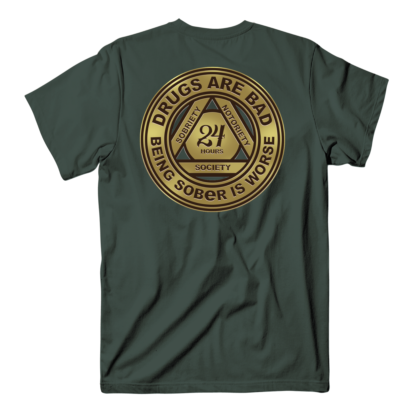 Bronze 24 Hour Tee - Forest